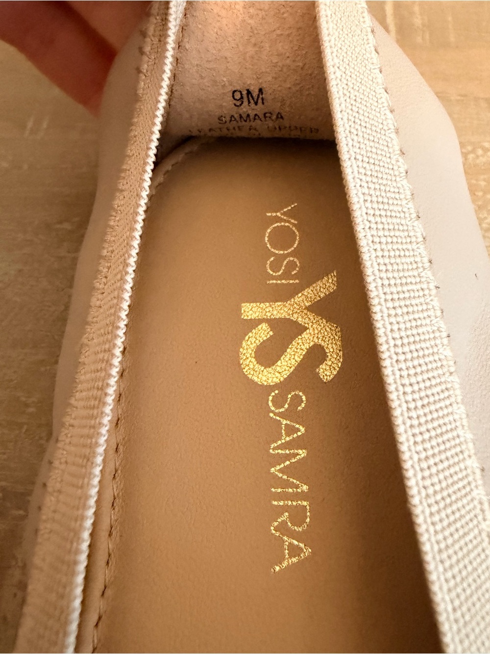 Yosi Samra Women’s Samara Foldable Ballet Flat in Tan Nude Leather, Size 9 - Picture 7 of 7